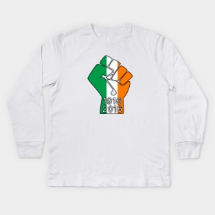 Ireland Fist 1916 Flag Kids Long Sleeve T-Shirt